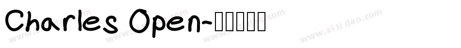 Charles Open字体转换